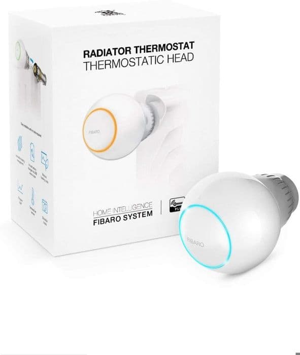 Fibaro FGT-001 ZW5 EU Z-wave termostat Blanco - Termostat (Z-wave, vit, °C, litiumpolymer, 10-30 °C, 0,5 °C)