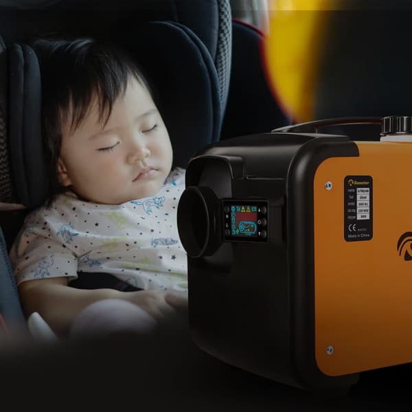 SUNSTER Diesel-ilmanlämmitin 12V 8kW, kannettava ohjaamon lämmitin LCD-näytöllä ja kaukosäätimellä autoon, kuorma-autoon, matkailuautoon