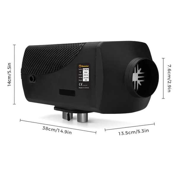 Sunster 2KW diesellämmitin 12V/24V, Bluetooth-yhteydellä, LCD ja kaukosäädin, tehokas lämmitys, hiljainen, WEBASTO