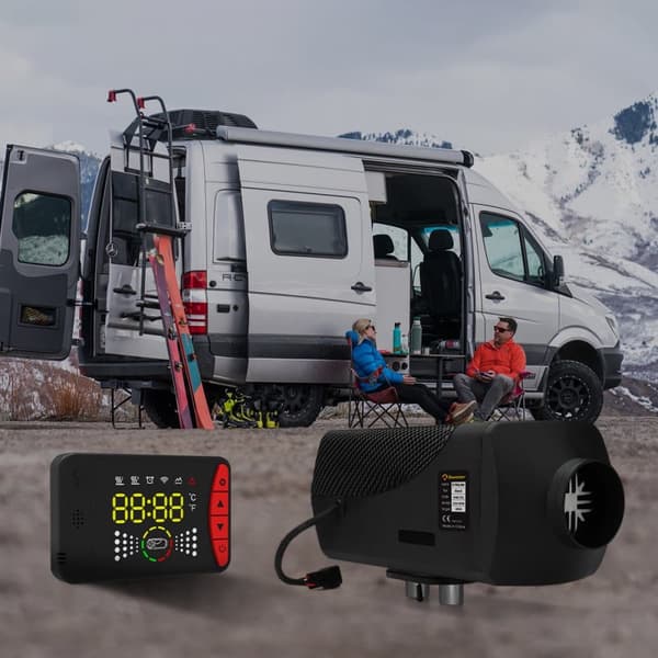Sunster 2KW diesellämmitin 12V/24V, Bluetooth-yhteydellä, LCD ja kaukosäädin, tehokas lämmitys, hiljainen, WEBASTO