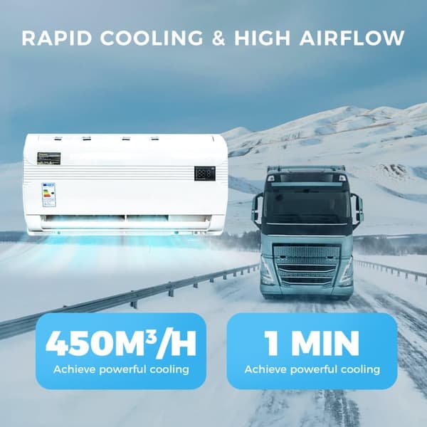 Sunster 12/24V Luftkonditionering för Lastbil & Husbil – Tyst & Energieffektiv Klimatanläggning / Aircondition Husbil