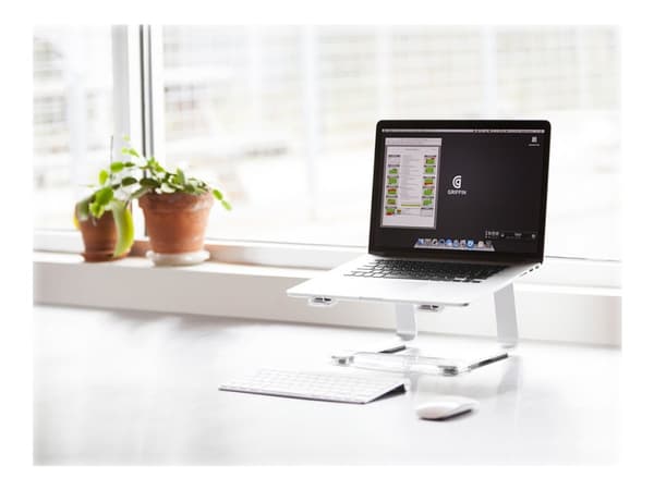 Griffin Elevator - Notebookstativ - børstet aluminium