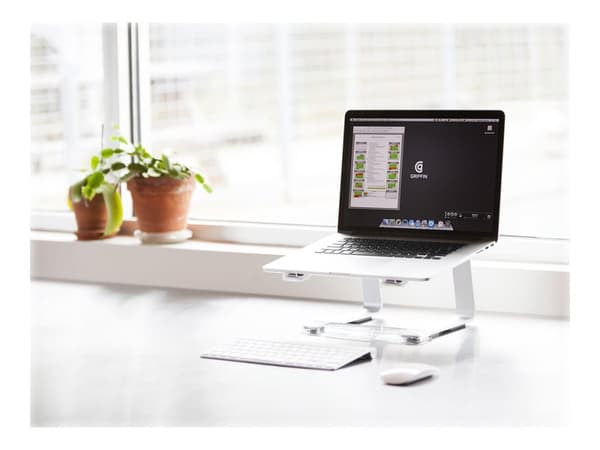 Griffin Elevator - Notebookstativ - børstet aluminium
