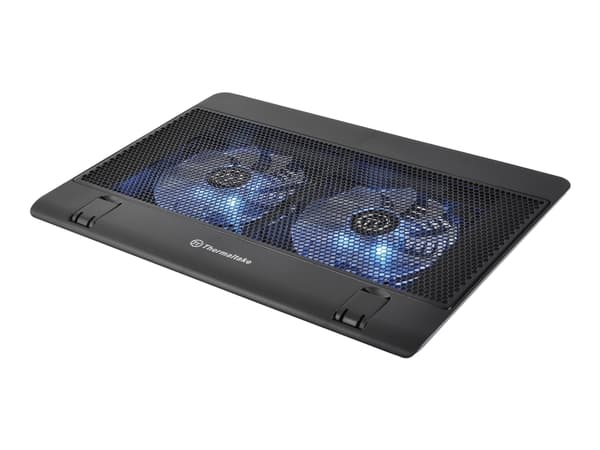 Thermaltake Massive 14² - Vifte for bærbar PC - med 2-ports USB-hub - 140 mm - svart