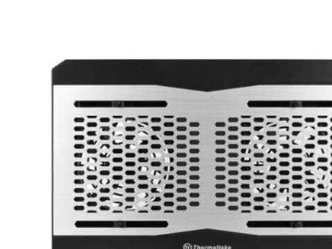 Thermaltake Massive TM - Fläkt till bärbar dator/notebook - med 2-ports USB-hubb - 120 mm - svart