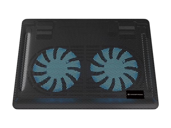Conceptronic CNBCOOLPAD2F - Notebookkjølepute - 15.6"