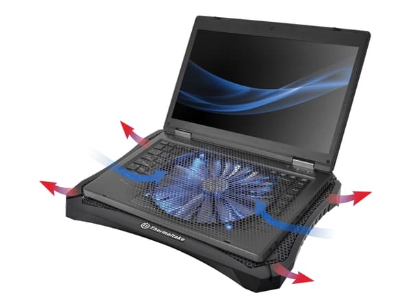 Thermaltake Massive V20 - Notebookvifte - 200 mm - svart