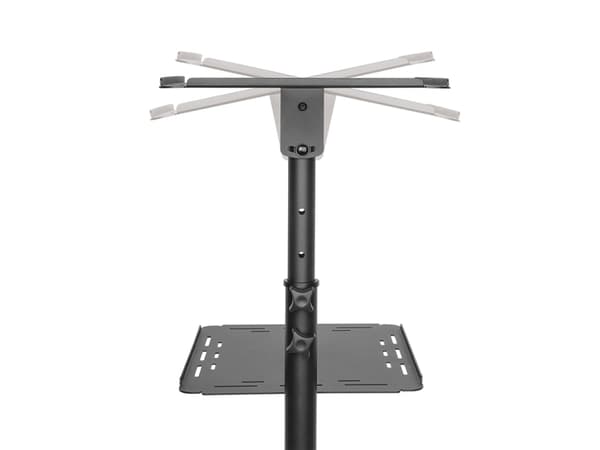 LogiLink BP0069, Kannettavan tietokoneen teline, Harmaa, Muovi, Terästä, 10 kg, 950 - 1450 mm, 502 mm