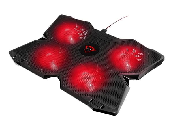 Trust GXT 278 kylningsdynor för bärbara datorer 43,9 cm (17.3") Svart