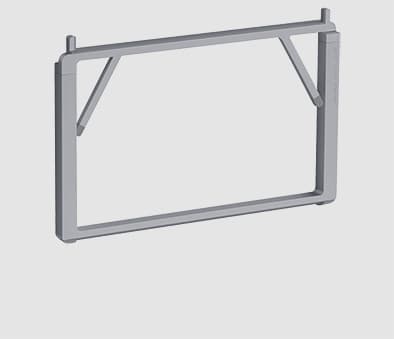 Rain Design mBar pro+, Kannettavan tietokoneen teline, Harmaa, 14 cm (5.5"), Alumiini, 243 mm, 275 mm
