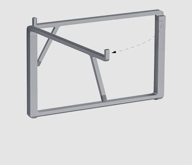 Rain Design mBar pro+, Kannettavan tietokoneen teline, Harmaa, 14 cm (5.5"), Alumiini, 243 mm, 275 mm