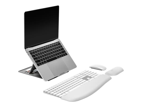 Kensington SmartFit Easy Riser Go, Kannettavan tietokoneen teline, Harmaa, 35,6 cm (14"), 360 g