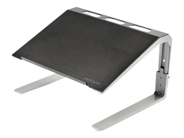 StarTech.com Justerbart stativ för bärbar dator - Kraftiga - 3 Höjdsinställningar - Ställ för bärbar dator - på bord - 17" - svart, silver