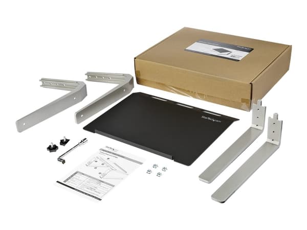 StarTech.com Justerbart stativ för bärbar dator - Kraftiga - 3 Höjdsinställningar - Ställ för bärbar dator - på bord - 17" - svart, silver Svart, Silver