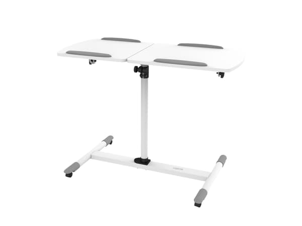 LogiLink BP0067A, Multimediaställ på hjul, Vit, Stål, 10 kg, 0 - 35°, 2 galler
