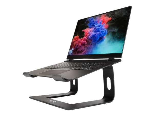 PORT Connect ERGONOMIC NOTEBOOK STAND - Ställ för bärbar dator - 10" - 15.6"
