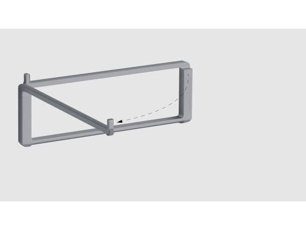 Rain Design mBar pro, Kannettavan tietokoneen teline, Harmaa, Alumiini, 243 mm, 250 mm, 75 mm