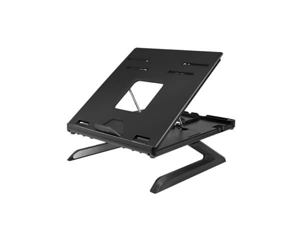 LogiLink AA0133, Ställ till bärbara datorer, Svart, Metall, Plast, 25,4 cm (10"), 40,6 cm (16"), 280 mm Svart