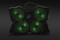 Miniatyrbilde 3 av 5: Surefire Gaming Bora - Laptop Køler - USB-Hub - Sort/Grøn