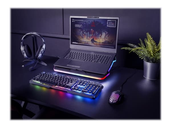 Trust GXT 1126 Aura - Notebookstativ - med kjølevifte - inntil 17,3"