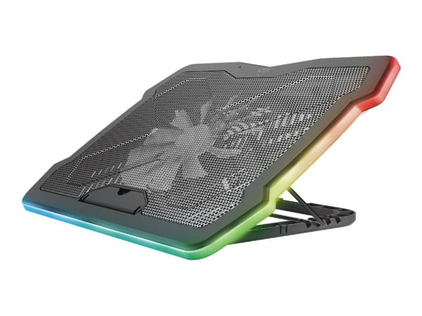 Trust GXT 1126 Aura - Notebookstativ - med kjølevifte - inntil 17,3" Sort
