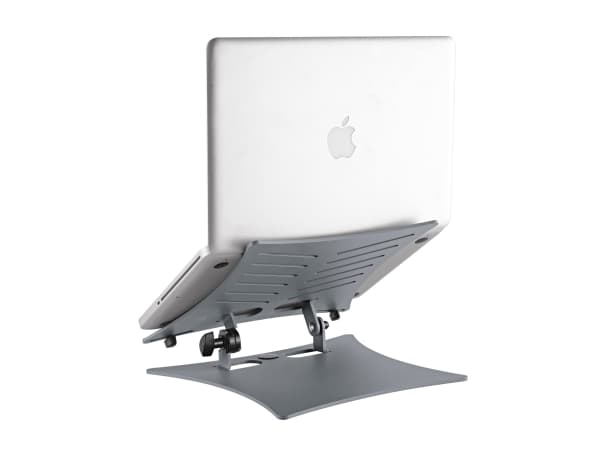 König & Meyer 12197.000.87, Ställ till bärbara datorer, Grå, Gjuten aluminium, Stål, 8 kg, 48°, 303 mm