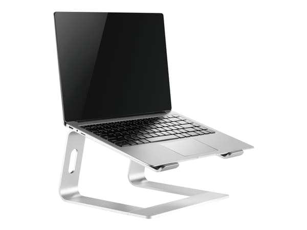 DELTACO Office - Ställ för bärbar dator - 11" - 17" - silver