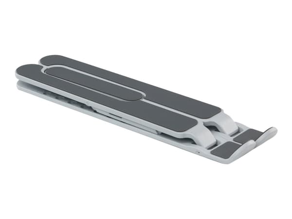 Dicota D31889, Kannettavan tietokoneen teline, Musta, Hopea, Alumiini, Silikoni, 265 mm, 60 mm, 160 mm