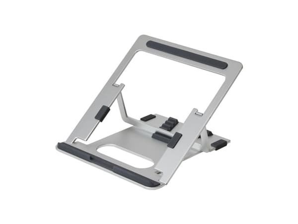 POUT -02301S, Handtag till bärbara datorer, Silver, Universal, Gjuten aluminium, Silikon, Monokromatiskt, 43,2 cm (17")