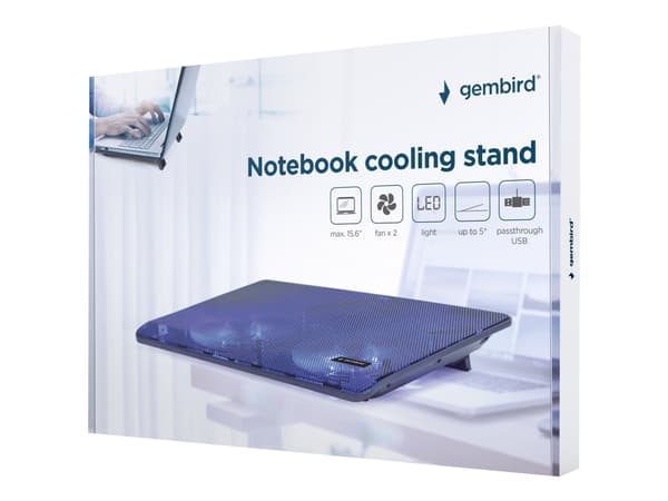 Gembird NBS-2F15-05 - Kyldyna till bärbar dator - 15.6"