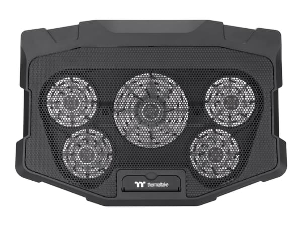 Thermaltake Massive 12 Max - Notebookkjølepute - 10" - 17" - 80 mm/120 mm - svart