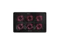 Miniatyrbilde 3 av 5: Savio Laptop cooling pad 6 backlit fans 2000 RPM COS-01, 43,9 cm (17.3"), 5 kg, 6 stykker, 7 cm, 7 cm, 7 cm