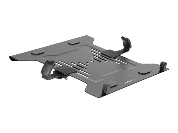 StarTech.com VESA Laptop Tray, Adjustable Monitor Arm Laptop Tray Secures Notebooks up to 4.5kg (9.9lb), 75x75 & 100x100 VESA Holes, Ventilated, Comp