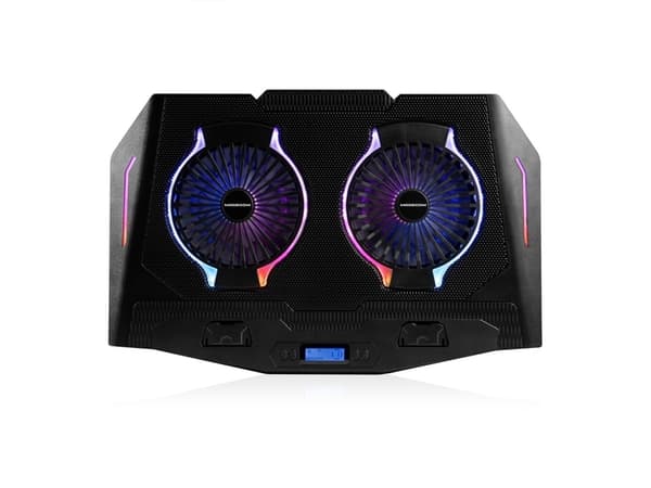MODECOM CF21 RGB STILLE VIFTE SORT BÆRBAR KJØLEPAD