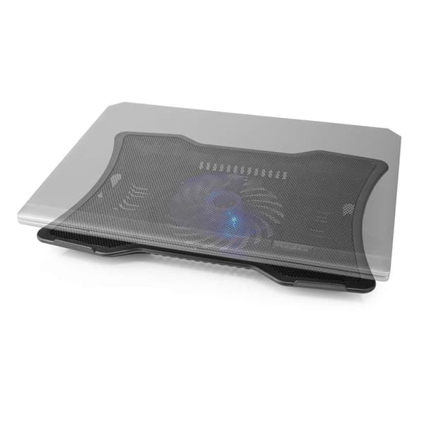 Nedis Notatbokstativ | Antall vifter: 1 | USB-Strøm | Antall vinkler: 2 | 17 " | 1500 rpm | LED