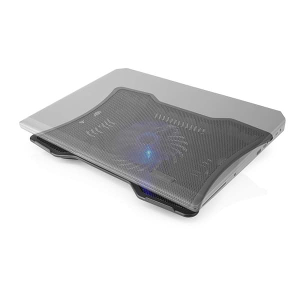 Nedis Notatbokstativ | Antall vifter: 1 | USB-Strøm | Antall vinkler: 2 | 17 " | 1500 rpm | LED