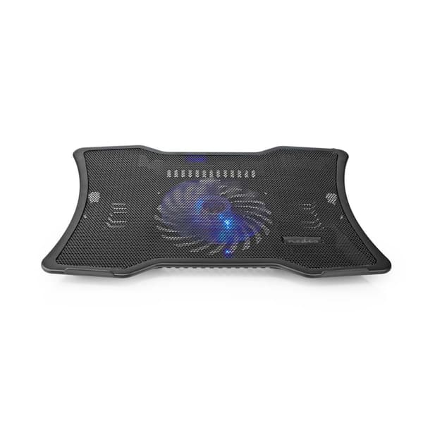 Nedis Notatbokstativ | Antall vifter: 1 | USB-Strøm | Antall vinkler: 2 | 17 " | 1500 rpm | LED Sort
