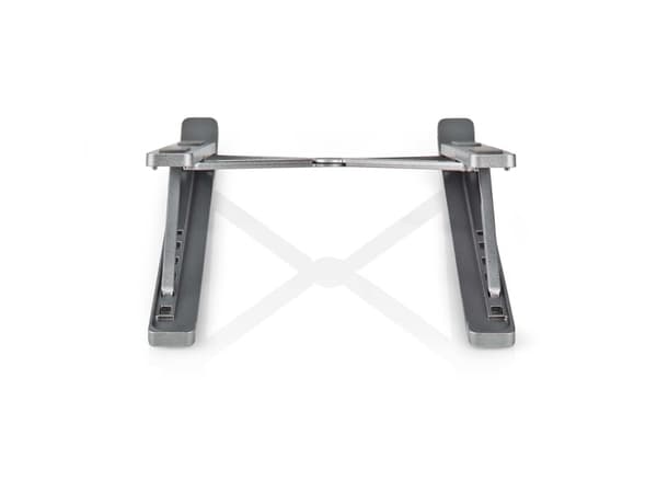 Nedis NBSTND100SI, Kannettavan tietokoneen teline, Alumiini, Alumiini, 12,7 cm (5"), 43,2 cm (17"), 5000 kg