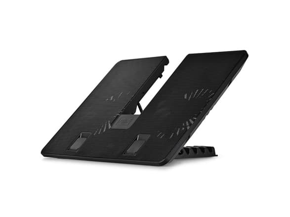 Deepcool U-PAL - Ställ för bärbar dator - med 2 kylfläktar - 140 mm