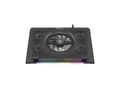 Miniatyrbilde 5 av 5: Genesis OXID 450 - Notebookkjølepute - med 2-porters USB-hub - 15.6" - 140 mm/60 mm - svart