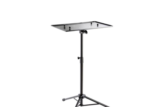 König & Meyer 12185-000-55, Ställ till bärbara datorer, Svart, Stål, 10 kg, 700 - 1250 mm, 3,95 kg