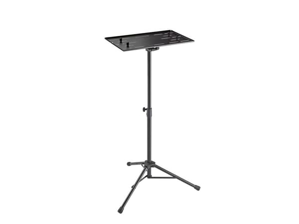 König & Meyer 12185-000-55, Ställ till bärbara datorer, Svart, Stål, 10 kg, 700 - 1250 mm, 3,95 kg