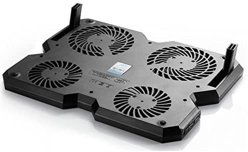 Deepcool Multi Core X6 - Notebookvifte - 15.6" - 100 mm/140 mm - svart