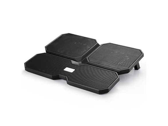 Deepcool Multi Core X6 - Notebookvifte - 15.6" - 100 mm/140 mm - svart