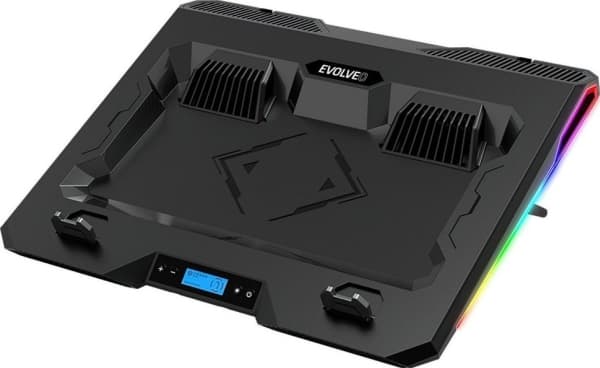 Evolveo EVOLVEO Ania 10 RGB, justerbart stativ for bærbar PC Sort
