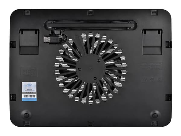 Deepcool WIND PAL MINI - Fläkt till bärbar dator/notebook - 15.6" - 140 mm - svart