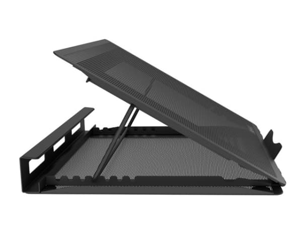NATEC NPL-2271, Ställ till bärbara datorer, Svart, Metall, 30,7 cm (12.1"), 43,9 cm (17.3"), 330 mm
