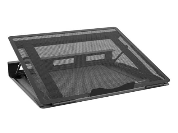 NATEC NPL-2271, Ställ till bärbara datorer, Svart, Metall, 30,7 cm (12.1"), 43,9 cm (17.3"), 330 mm Svart