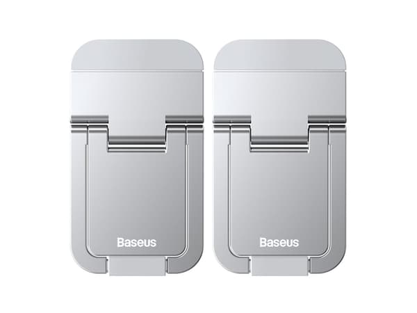 Baseus Baseus Universal kannettavan tietokoneen jalustat (2 kpl) hopea (LUZC000012) Hopea