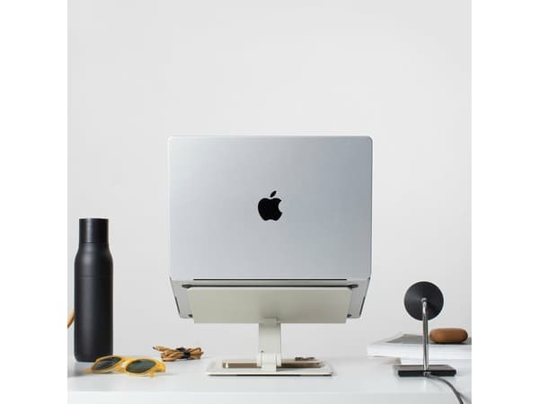 Native Union HOME-STAND-BLK, Laptop & tablet stand, Black, Aluminium, Silicone, 43.2 cm (17"), 5 kg, MacBook Air (13-inch, Early 2015 - 2023), MacBoo